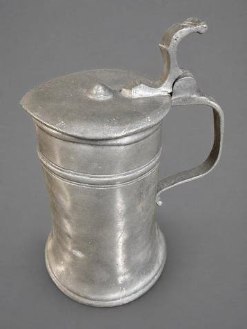 Tasse - Étain - Couvercles en étain de Maastricht, Antiek en Kunst