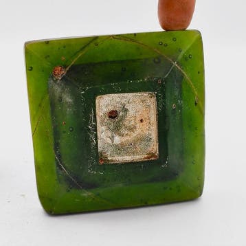 Oud-Indochinees, Laos Luang Prabang Groen Archaïsch Glas