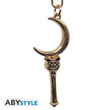 Sailor Moon Moon Stick 3D Metalen Sleutelhanger, Ophalen of Verzenden