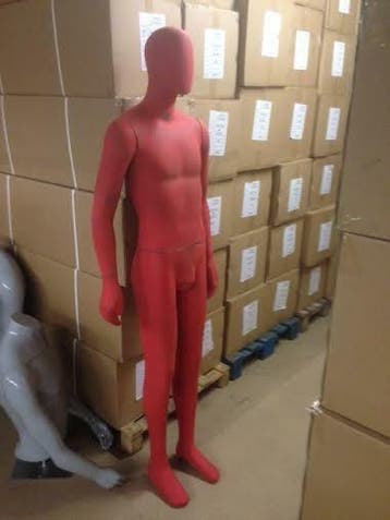 *TIP*  rode en grijze used look mannequins gebruikt in a st, Ophalen of Verzenden