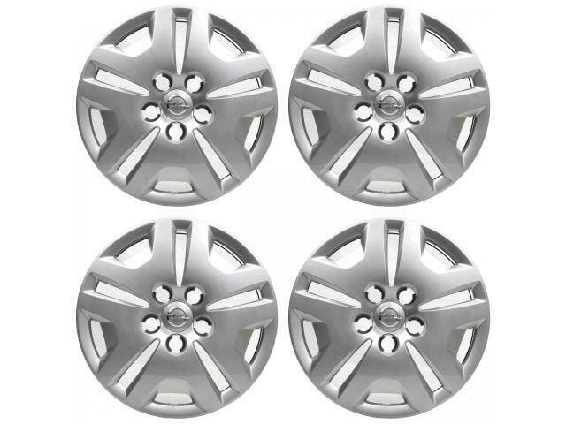 4x ORIGINAL GM wielafdekking wielafdekking Opel ZILVER 16 in, Auto-onderdelen, Banden en Velgen, Ophalen of Verzenden