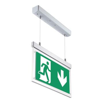 Noodverlichting opbouw armatuur 2W  IP20 Incl. noodaccu en, Verzenden, Nieuw
