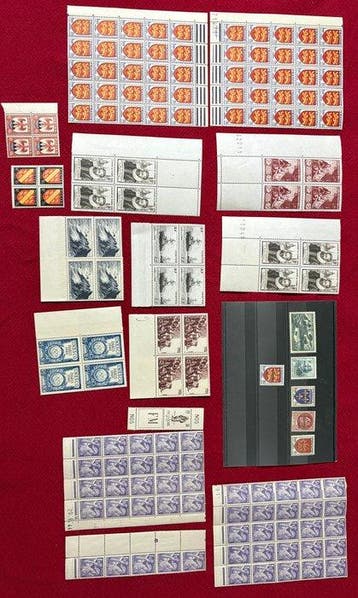 Frankrijk 1930/1945 - Belangrijk filatelielot uit de 20e, Gestempeld