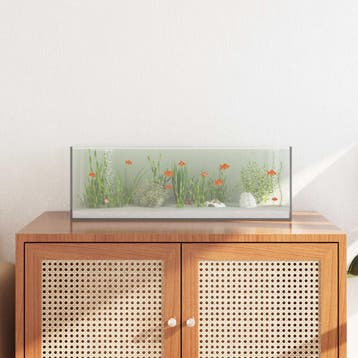vidaXL Aquarium met opslag Doorzichtig 60 x 20 x 20 cm Glas, Verzenden