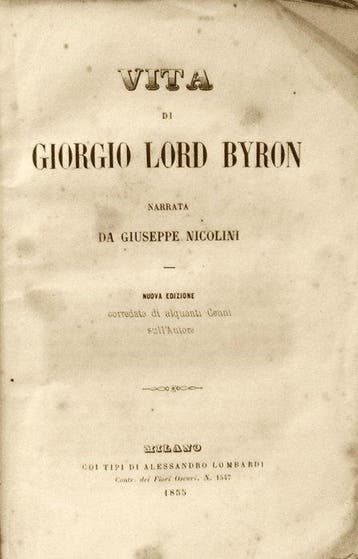 Cummins Maria Susanna, Nicolini Giuseppe, Laing Frederick -