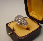 Zonder minimumprijs - Ring Zilver - 3.00ct. tw. Topaas -, Handtassen en Accessoires, Ringen, Nieuw