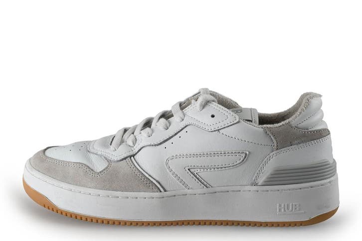 Hub Sneakers in maat 43 Wit, Kleding | Heren, Schoenen, Wit, Zo goed als nieuw, Sneakers, Verzenden