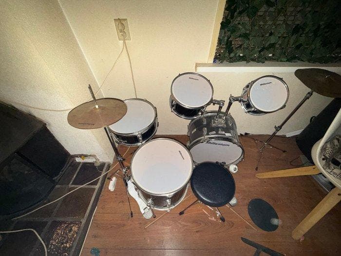 Millenium - Drum set - - Muziekinstrumenten - Duitsland -, Musique & Instruments, Instruments à vent | Flûtes à bec