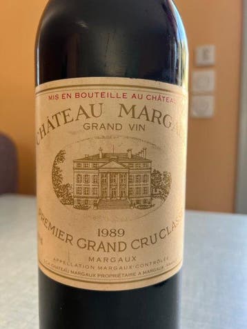 1989 Chateau Margaux - Margaux 1er Grand Cru Classé - 1, Verzamelen, Wijnen, Nieuw