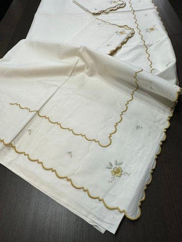Laken (3) - 240 cm - 280 cm - Lakenset, Antiek en Kunst