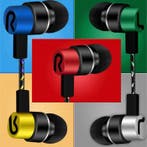 3.5mm AUX Oordopjes Oortjes Wired Earphones Oortelefoon Rood, Verzenden