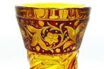 Unique Moser & Söhne Art Nouveau Bohemian Engraved Amber