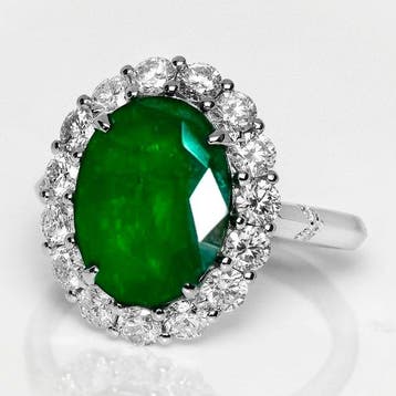 Sans prix de réserve - Bague - 14 carats Or blanc, IGI 3,86, Nieuw