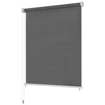vidaXL Rolgordijn voor buiten 100x140 cm antraciet, Verzenden, Nieuw