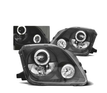 PHARES POUR HONDA PRELUDE 97-01 ANGEL EYES FOND NOIR, Verzenden