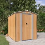vidaXL Tuinschuur 192x274x223 cm gegalvaniseerd staal, Jardin & Terrasse, Abris de jardin, Verzenden