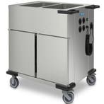 Bain-Marie Wagen | Elektrisch | 2x 1/1 GN |  90°C | 2.3kW, Verzenden, Nieuw in verpakking