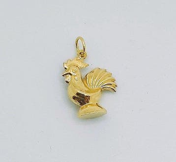 Zonder minimumprijs - Hanger - 19.2 kt. Geel goud