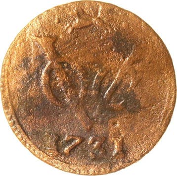 VOC - Gelderland. Lot van 9 verschillende V.O.C. duiten 1731