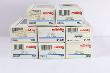Märklin H0 - 4107/4108/94308 - Modeltrein personenwagen (8), Nieuw