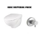 Universal Wandcloset met bidet Pack - Wandcloset + Softclose, Bricolage & Construction, Sanitaire, Ophalen of Verzenden