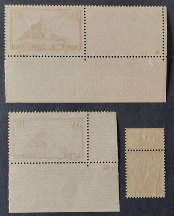 Frankrijk 1924/31 - Selectie van 3 nieuwe postzegels** -