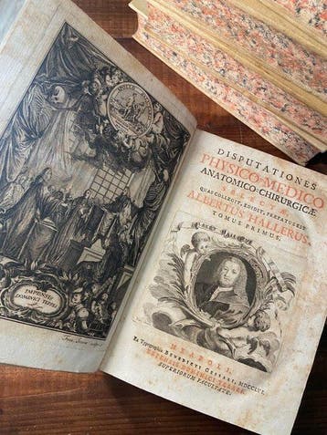 Albertus Hallerus - Disputationes physico-medico