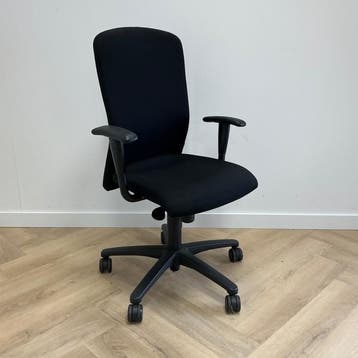 Euroseats ergonomische bureaustoel , zwart, Ergonomisch, Gebruikt, Zwart, Bureaustoel