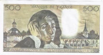 France Frankreich Pick 156 500 Francs Pascal 05/10/1978 J..., Verzenden, België