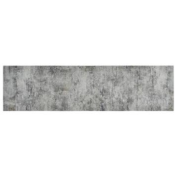 vidaXL Keukenmat wasbaar betonprint 45x150 cm fluweel, Verzenden, Nieuw