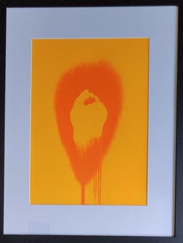 Otto Piene (1928-2014) - Orange Yellow First, Antiek en Kunst