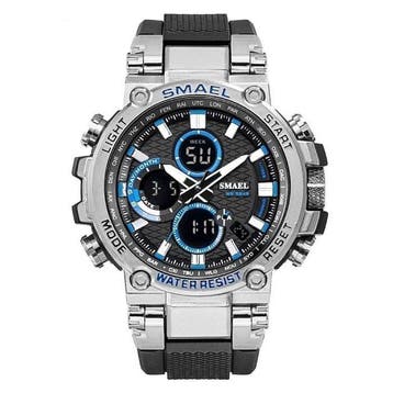 Militair Sport Horloge met Digitale Wijzerplaten voor Heren, Verzenden, Nieuw, SMAEL