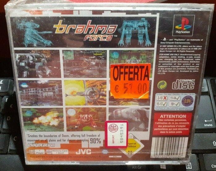 Sony - Playstation 1 (PS1) - Brahma Force - Videogame - In, Games en Spelcomputers, Spelcomputers | Overige Accessoires