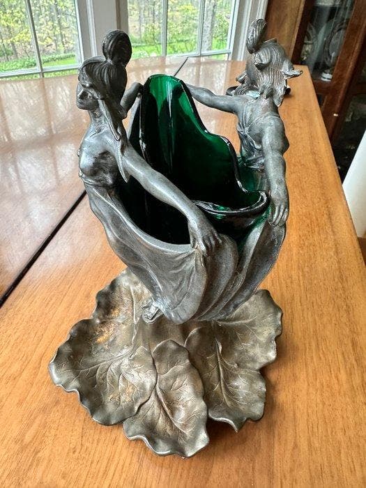 Vase - Bronze - Art français des années 1900–1920, Antiek en Kunst, Kunst | Designobjecten