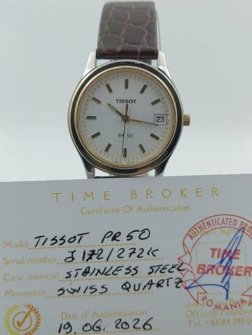 Tissot - PR 50 - Zonder minimumprijs - Heren - 1990-1999, Nieuw