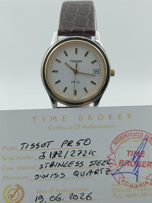 Tissot - PR 50 - Zonder minimumprijs - Heren - 1990-1999, Handtassen en Accessoires, Horloges | Heren