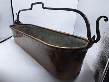 Pan - Poissonniere - Smeedijzer - Visketel/Vispan