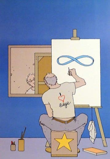Moebius - 1 Offset Print - I love Liège, Nieuw