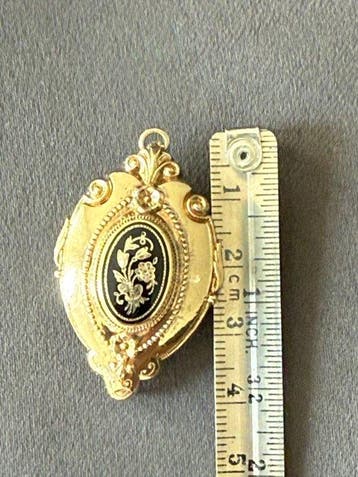 Sans prix de réserve - Broche - 8 carats Or jaune, Handtassen en Accessoires, Antieke sieraden