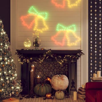 vidaXL Kerstfiguren klokken met 72 LEDs 2 st 50x56 cm, Diversen, Verzenden, Nieuw