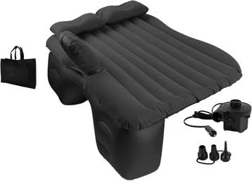 EDIESI opblaasbaar autobed luchtmatras 145x80 cm zwart, Ophalen of Verzenden, Nieuw