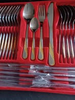 Solingen - Eetservies voor 12 (72) - Verguld, inox -, Antiek en Kunst
