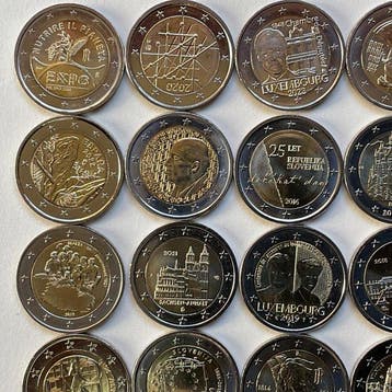 Europa. 2 Euro Various Years (25 munten) (Zonder