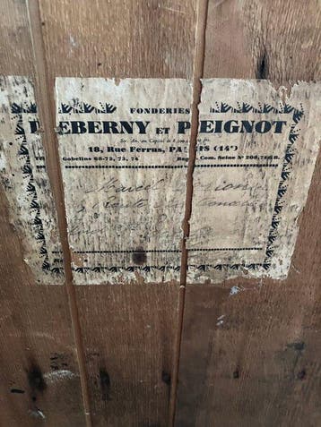 Rek - Hout - Letterbak, 85/50/5,5