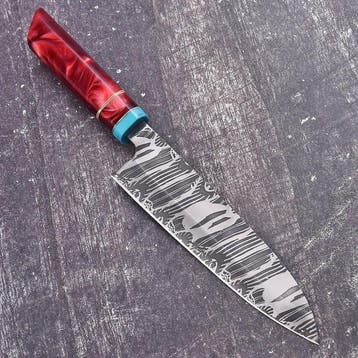 RELIC & EDGE - Keukenmes - Chefs knife - acht - Staal, Hars