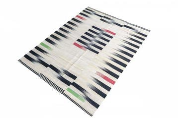 Handgeweven Designer Kelim - Nieuw - Kelim - 201 cm - 156 cm, Nieuw