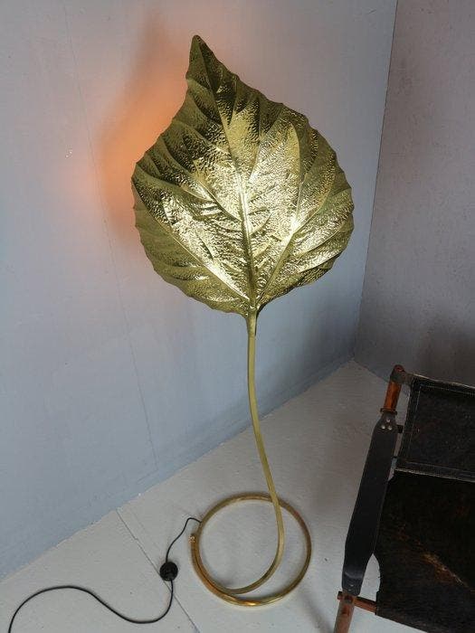 Tommaso Barbi - Staande lamp - Messing, Antiek en Kunst, Antiek | Verlichting