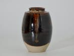 Kyo ware Kata-tsuki Chaire met Shifuku - Keramiek - Oketani