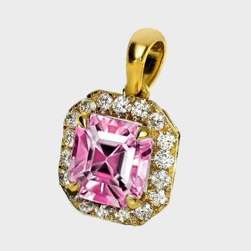 Sans prix de réserve - Pendentif - 14 carats Or jaune, HRD