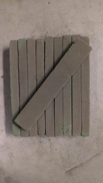 Steekschuimbalkjes 23x2x4 cm steekschuim 10 stuks oase voor, Nieuw